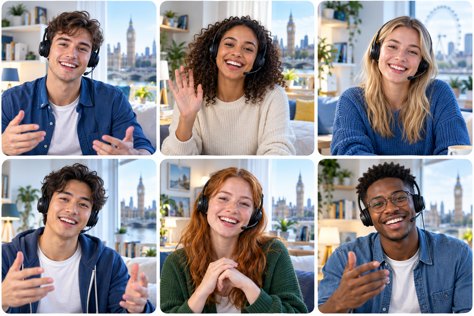 Englisch · Online-Sprachunterricht mit Freude